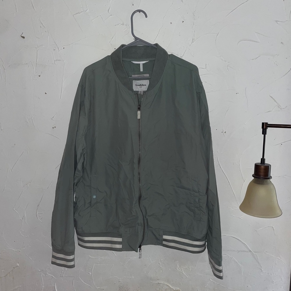 Gray XL Goodfellow & Co. Bomber Jacket